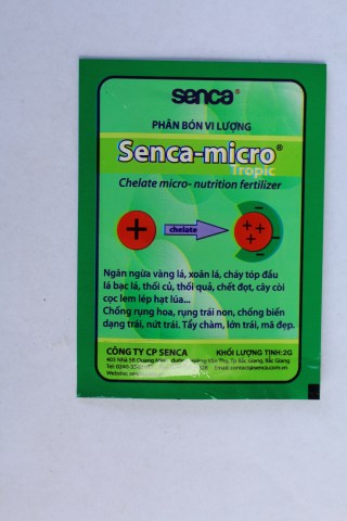 Senca Micro Tropic 2g - Công Ty Cổ Phần Senca